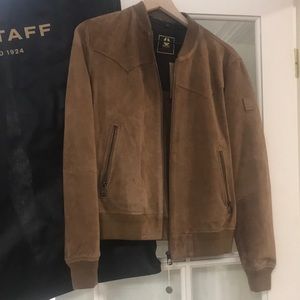 Belstaff Suede Leather Jacket US 12 (fits small)